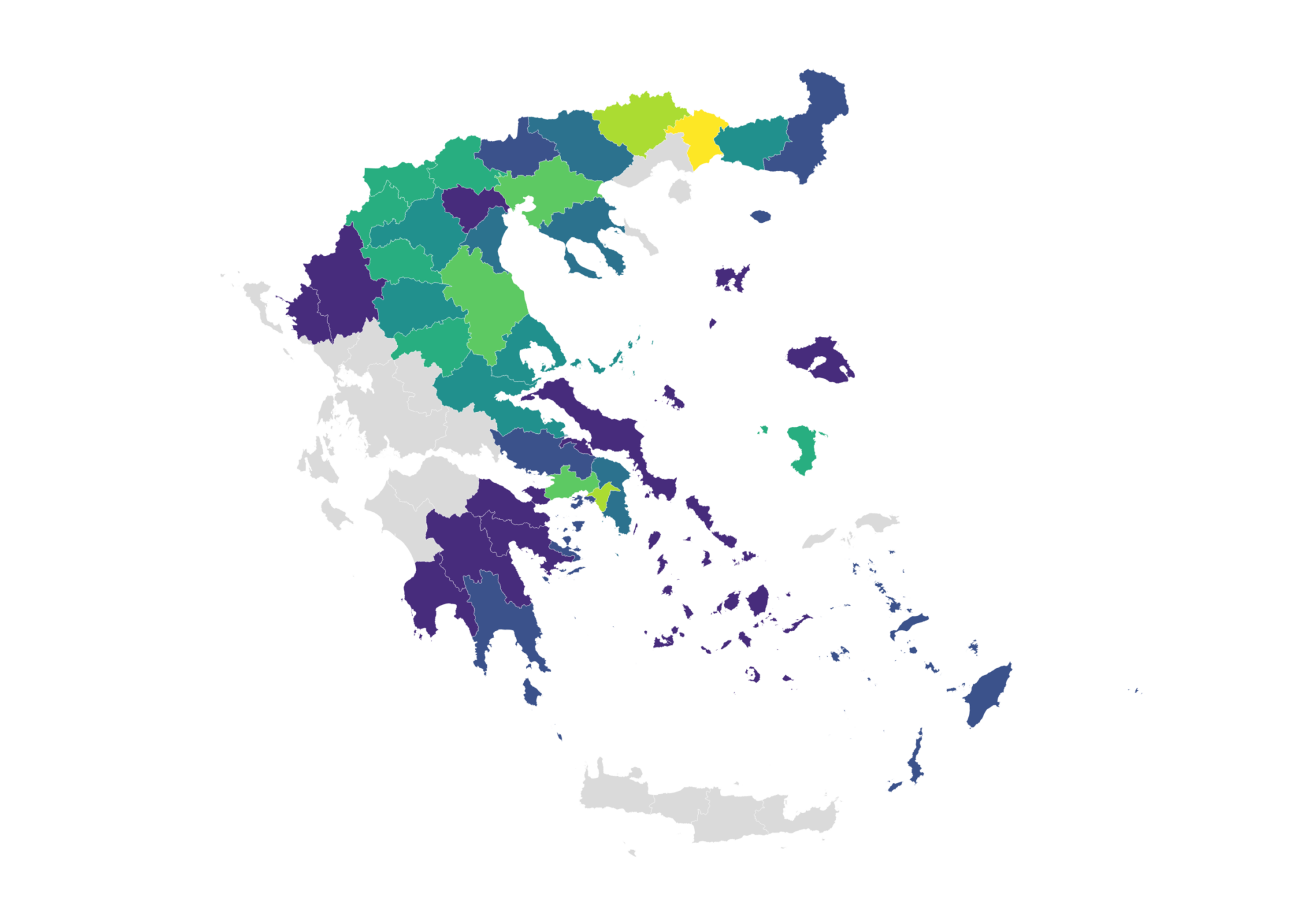 ECDC Map Why we don’t know for sure whether the green areas are actually “green” iMEdD Lab