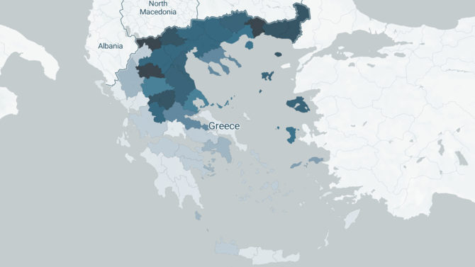 Χάρτης κρουσμάτων της Ελλάδας, λεπτομέρεια