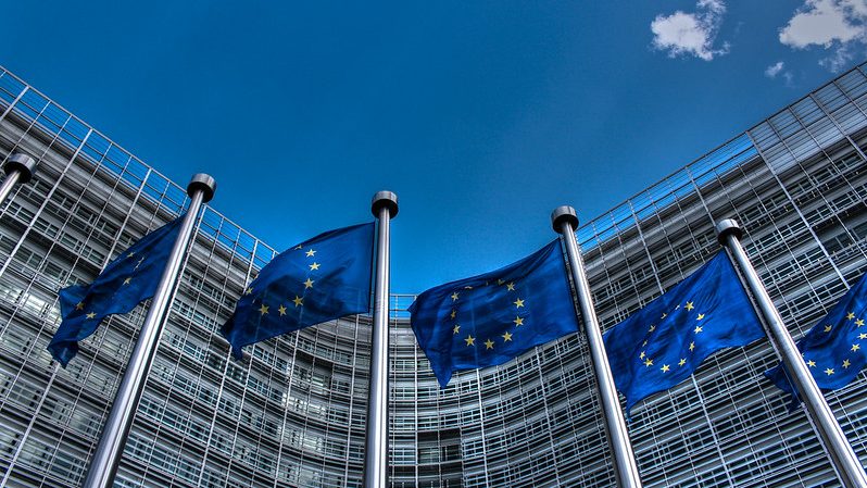 photo of European Union flags