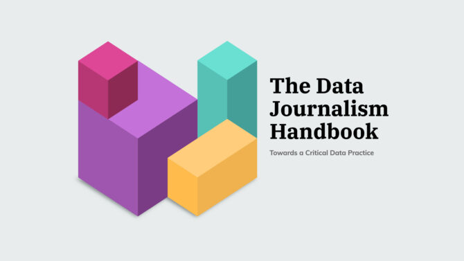 The Data Journalism Handbook cover (Greek edition)