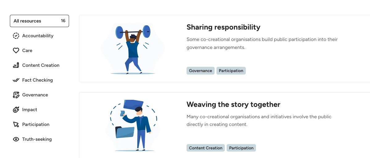 Screenshot from the Toolkit's website 